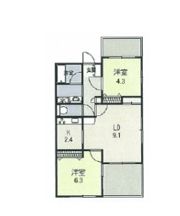 シャンテいせはらの間取り画像