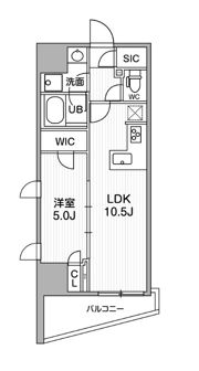 シーズンフラッツ大井町の間取り画像