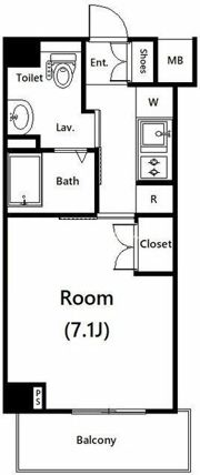 ガーラ渋谷常磐松の間取り画像