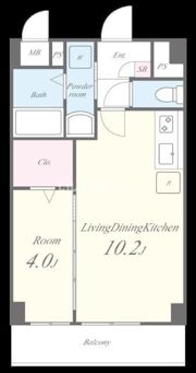 ERIGER T tomigayaの間取り画像