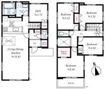 茅ヶ崎市下町屋の間取り画像