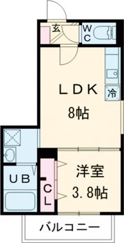 七道ハウスの間取り画像