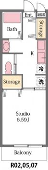 メーサ神明町の間取り画像