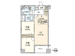 リ・プレゼ入谷の間取り画像