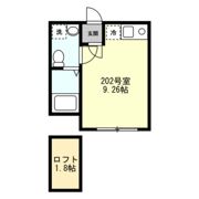 ベイルーム上町屋AB棟の間取り画像