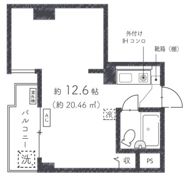 ロイヤル河原町五条の間取り画像