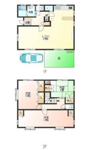 川越市かすみ野戸建の間取り画像