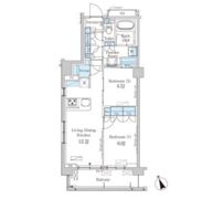 パークアクシス駒込HILLTOPの間取り画像