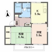 グリーンフィールド成出 Aの間取り画像