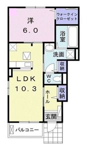 あずさ館の間取り画像