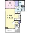 イーストブルーの間取り画像