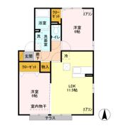 サニーイーストの間取り画像