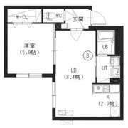 クレスト環状通東の間取り画像