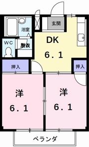サンヒルズ広久手B棟の間取り画像