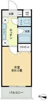 パピ中野ラウンジの間取り画像
