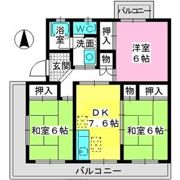 エクセレント下山門2の間取り画像