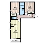 サニーコートダイドーPの間取り画像