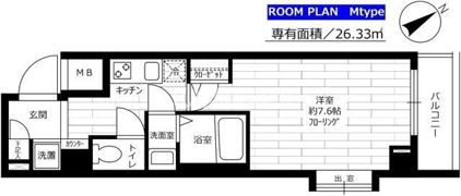 ステージファースト八王子の間取り画像