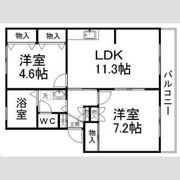 サンライズ宮千代の間取り画像