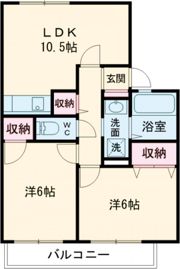 メゾンファルビスの間取り画像
