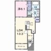 デタント Bの間取り画像
