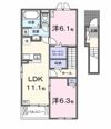 m．m（エム ドット エム）の間取り画像