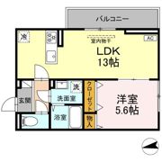 ベルディールの間取り画像