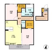 サンボナール Aの間取り画像