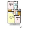シャルマン若杉 Aの間取り画像