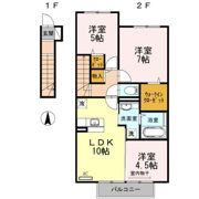 エクレラージュ Ⅱの間取り画像