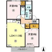 クラウディア B棟の間取り画像