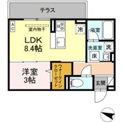 ディアライズ春日町 A棟の間取り画像