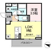 ディアライズ春日町 A棟の間取り画像