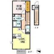 アカイユⅡの間取り画像