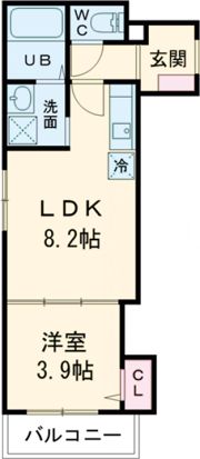 七道ハウスの間取り画像