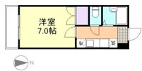 エトワール21船穂マンション B棟の間取り画像