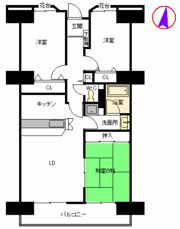 プライムメゾン百道浜の間取り画像