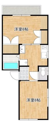 シティハイム住吉の間取り画像