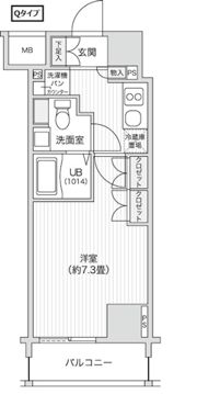 レジディア笹塚Ⅱの間取り画像
