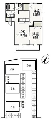 リジョイスタウン Cの間取り画像