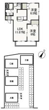 リジョイスタウン Cの間取り画像