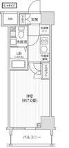レジディア笹塚Ⅱの間取り画像