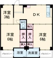 ビレッジハウス野村2号棟の間取り画像