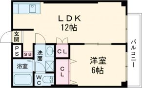 コスモヴィラ名坂の間取り画像