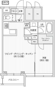 レジディア笹塚Ⅱの間取り画像