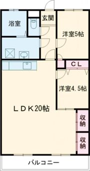 ファミール谷田の間取り画像