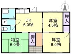 千田様借家 8の間取り画像
