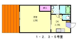 Fガーデン教育大前Iの間取り画像