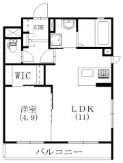 オランジュリーの間取り画像