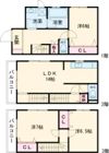 堺市美原区南余部戸建の間取り画像